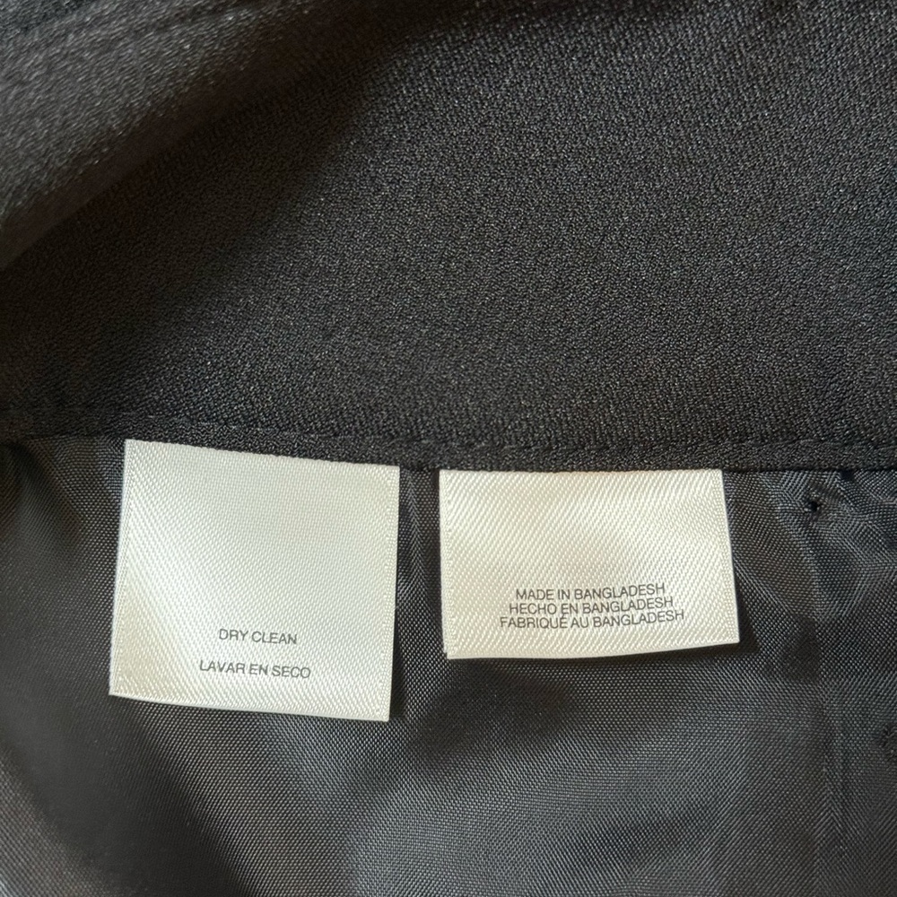 Evan-Picone Black Label Pencil Skirt - Black w/ White Piping - Size 6 - NWT - Picture 6 of 7